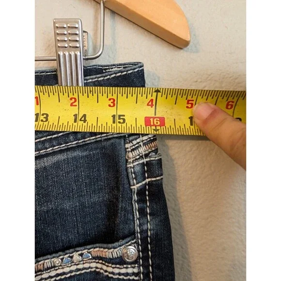 Grace in LA Women's Blue Boot Cut Jeans - Picture 7 of 9